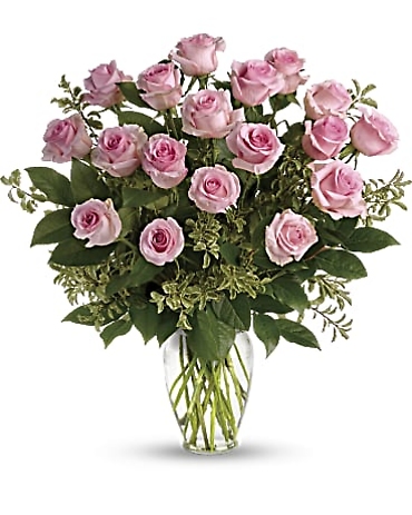 12 Pink Roses