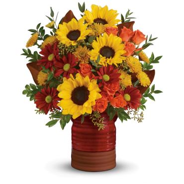 Sunshine Crock Bouquet