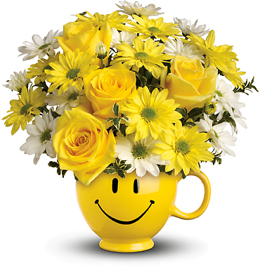 Be HappyÂ® Bouquet with Roses